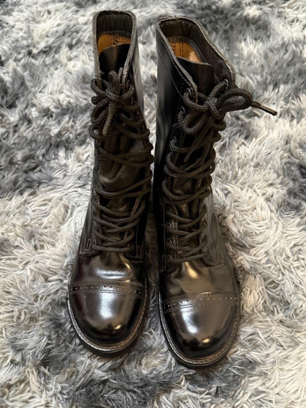 Double H Combat Boots Black 8.5 Men